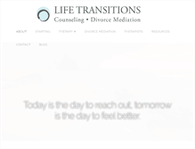 Tablet Screenshot of lifetransitionsgroup.com